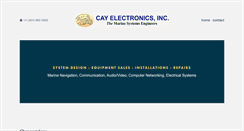 Desktop Screenshot of cayelectronics.com