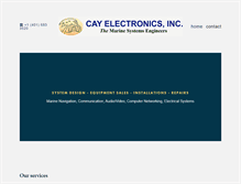 Tablet Screenshot of cayelectronics.com